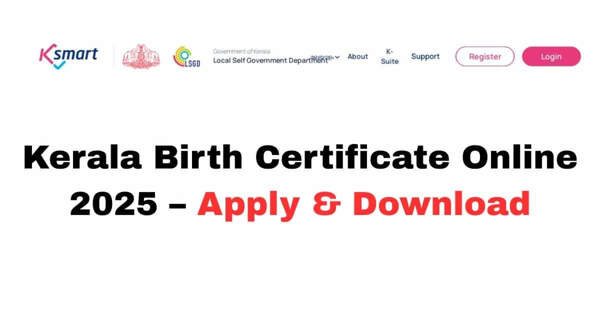 Kerala Birth Certificate 